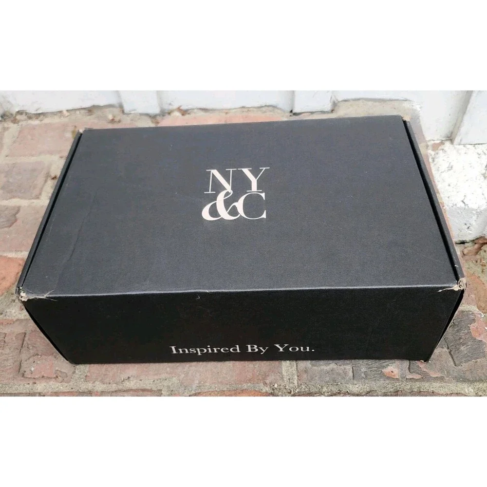 New York Company Mens Ronan Dress Loafers Shoes, Black, US Size 10.5, NEW!!